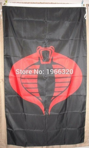Bandera joe cobra equipo - g.i.,