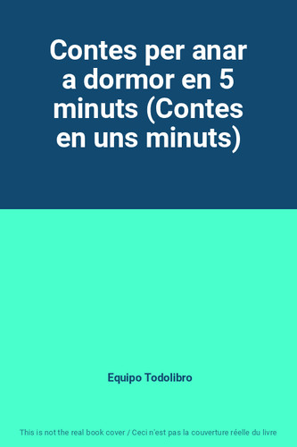 Contes per anar dormor 5 - anar,