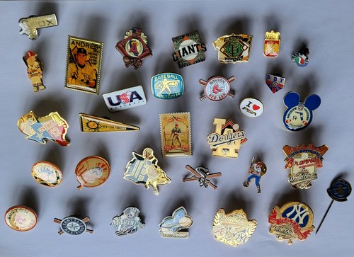 Baseball club logo pin - baseball,